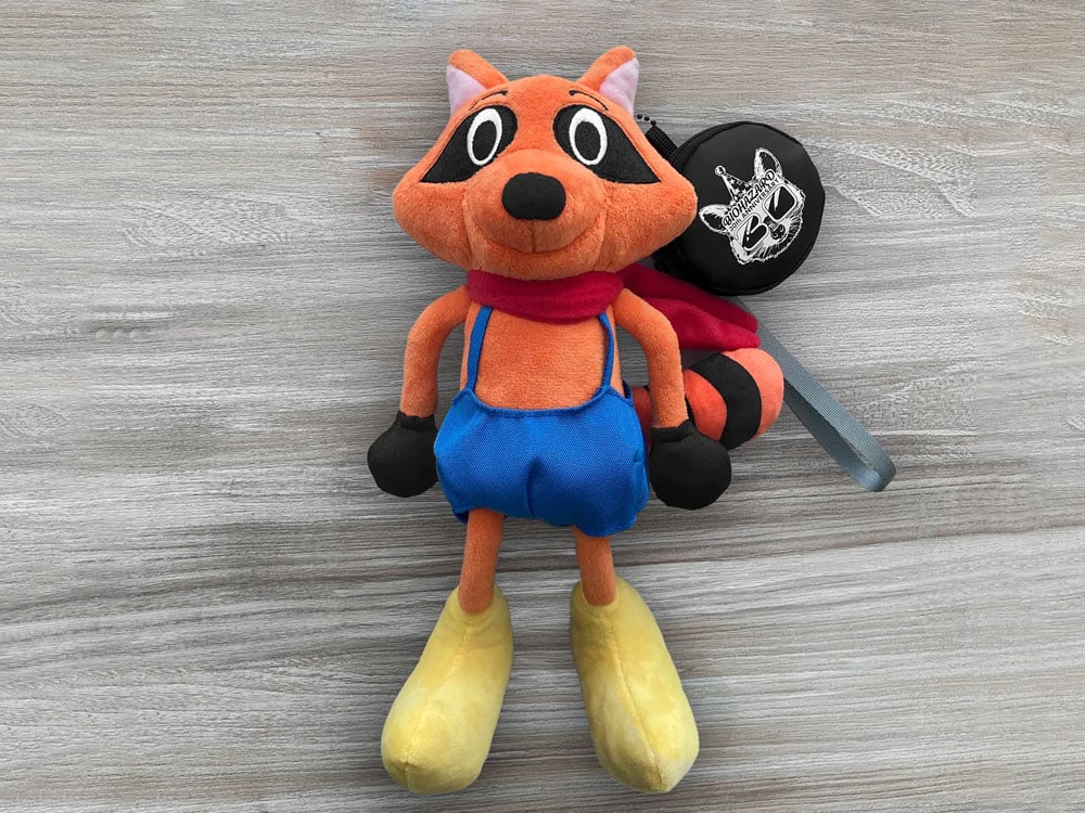 Resident Evil 30th Anniversary Mr. Raccoon Plush