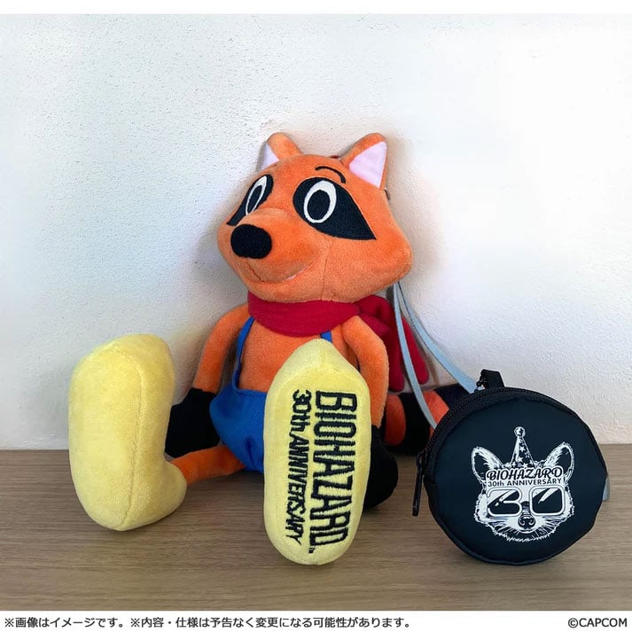Resident Evil 30th Anniversary Mr. Raccoon Plush