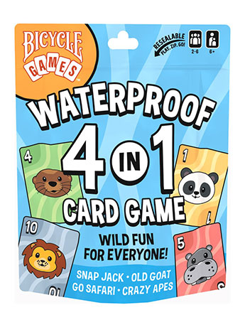 Bicycle: Waterproof 4 in 1 Card Game
