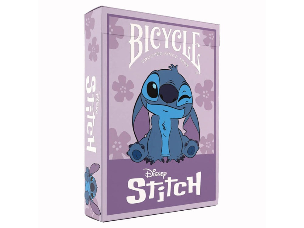 Disney Stitch Purple Bicycle Playing Cards