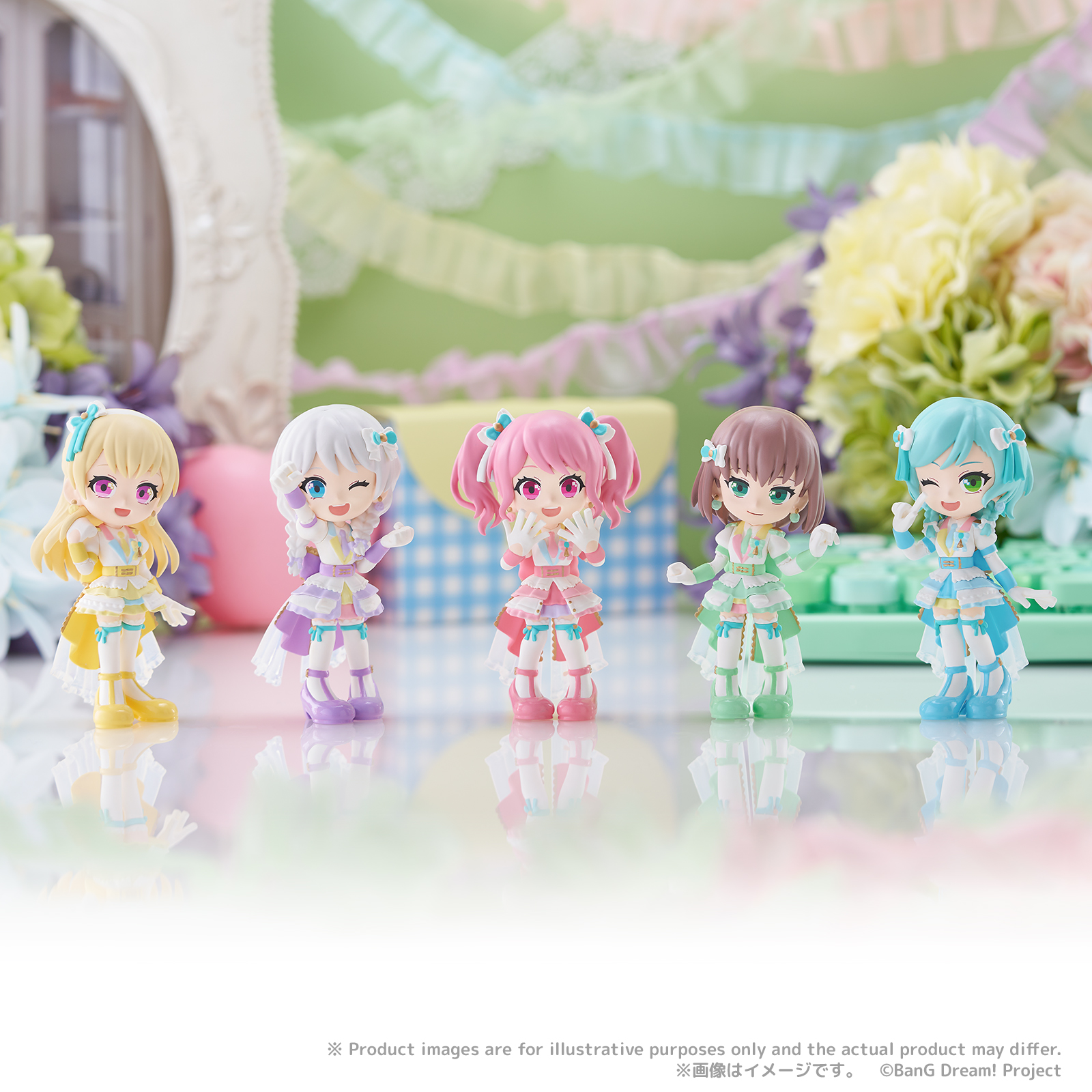 BanG Dream! PalVerse Pastel Palettes Box of 6 Figures Gallery Image 3