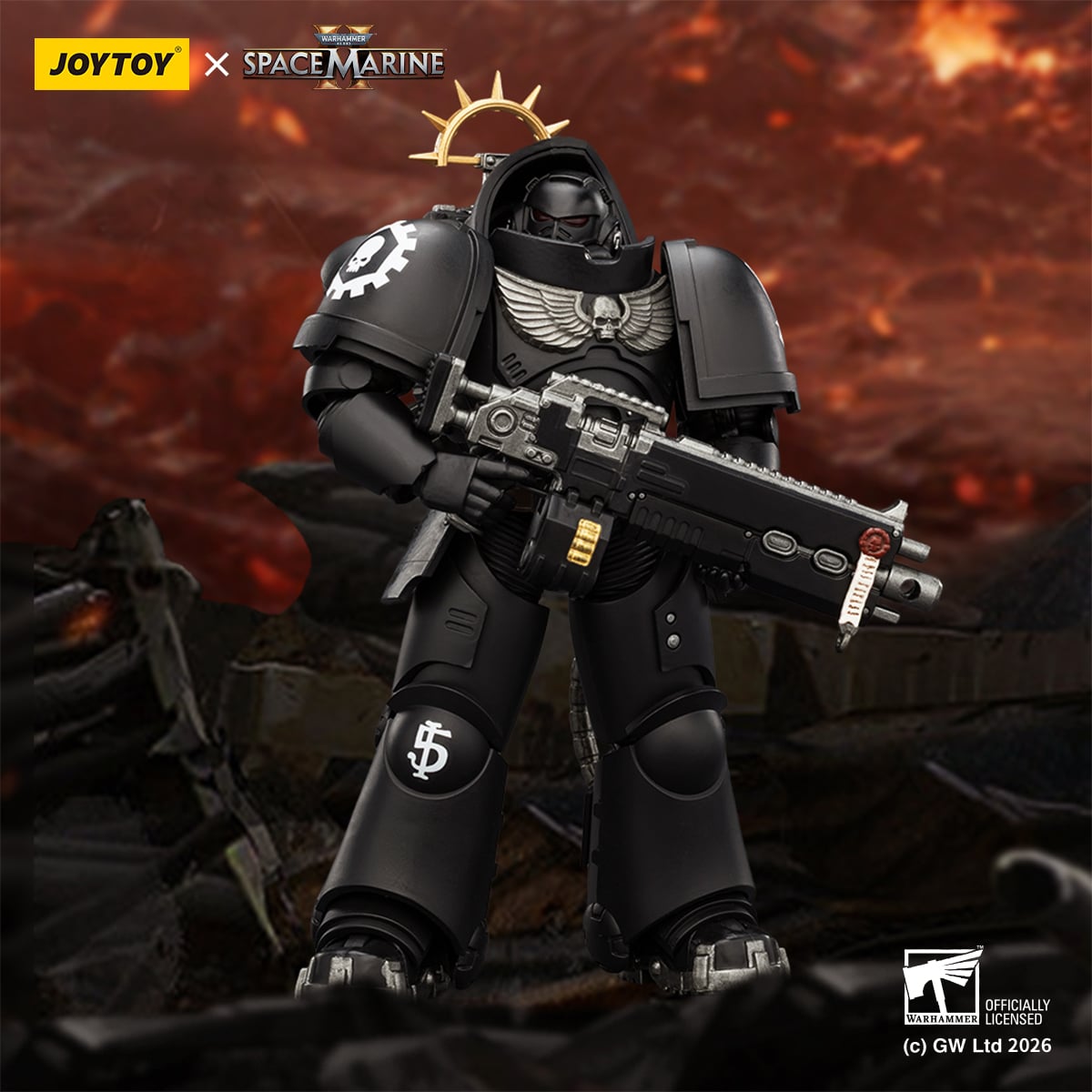 Warhammer 40,000: Space Marine 2 Iron Hands Heavy Intercessor with