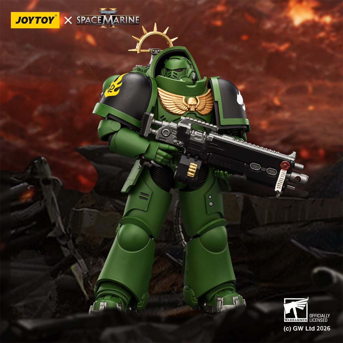 Warhammer 40,000: Space Marine 2 Salamanders Heavy Intercessor