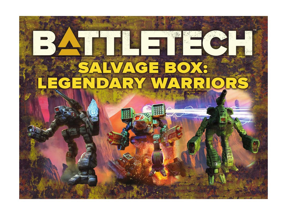 BattleTech: Salvage Box Legendary Warriors Display of 9 Boxes Gallery Image 1