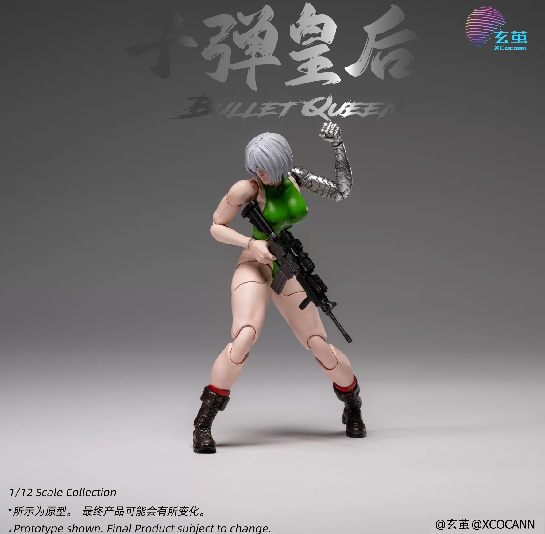 Cyberpunk Fighters Club Bullet Queen 1/12 Scale Action Figure Gallery Image 4