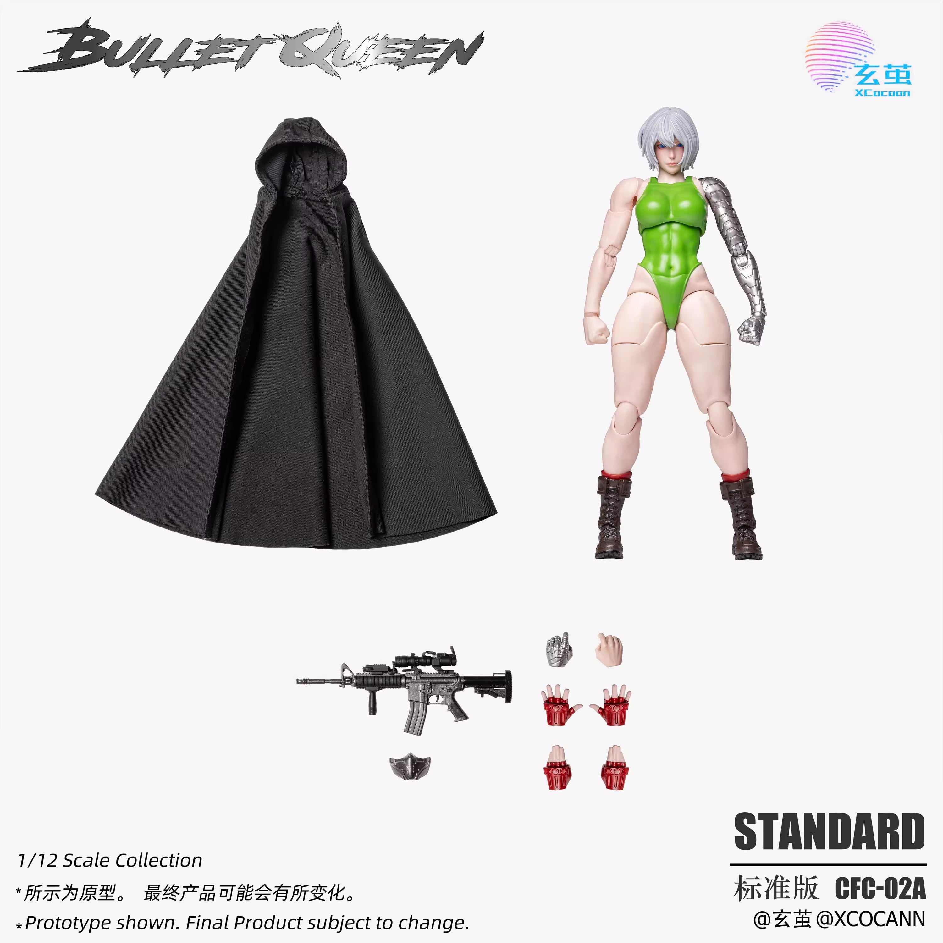 Cyberpunk Fighters Club Bullet Queen 1/12 Scale Action Figure Gallery Image 3