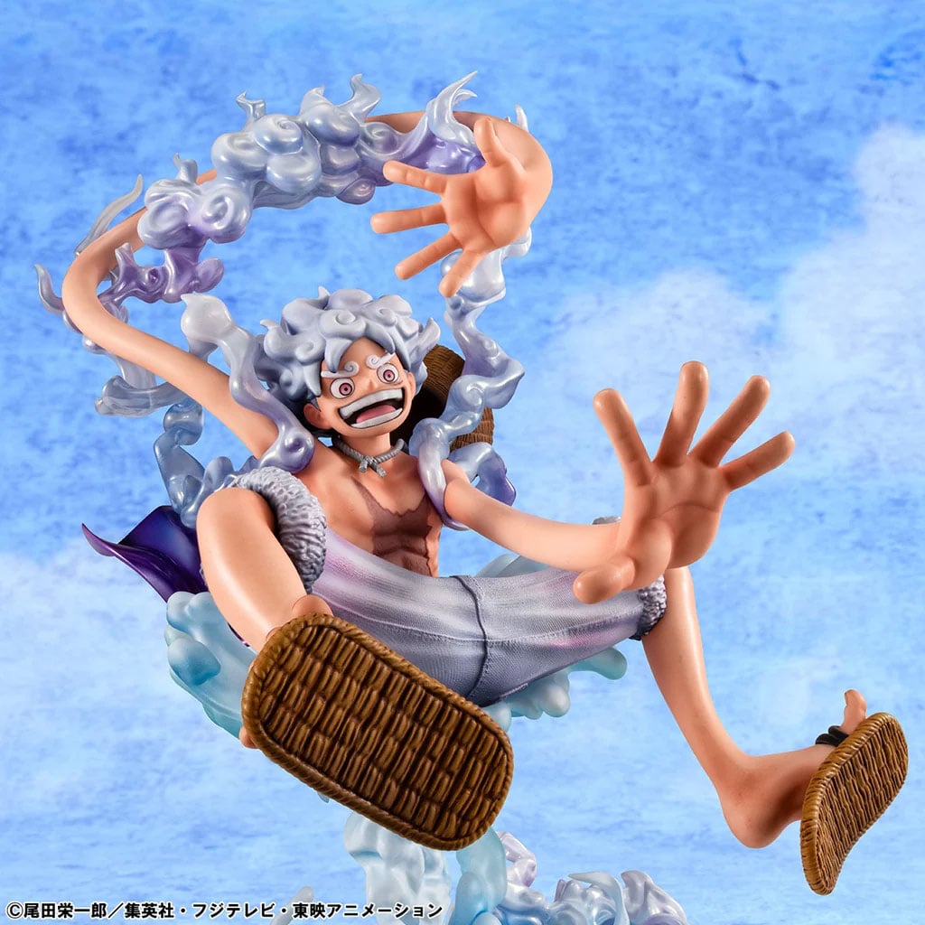 One Piece Portrait of Pirates Evolutionary History Monkey D. Luffy (Gear 5) Figure Gallery Image 12