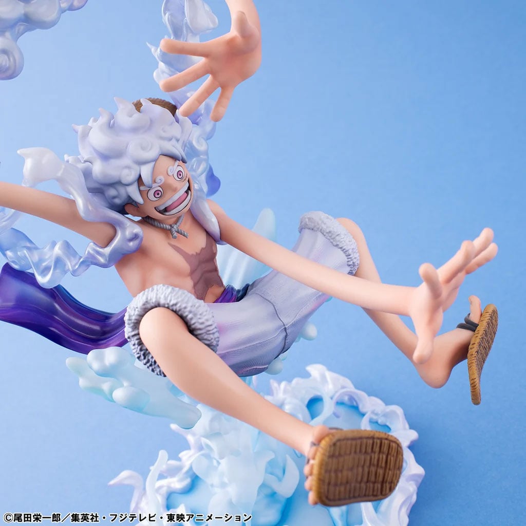 One Piece Portrait of Pirates Evolutionary History Monkey D. Luffy (Gear 5) Figure Gallery Image 16