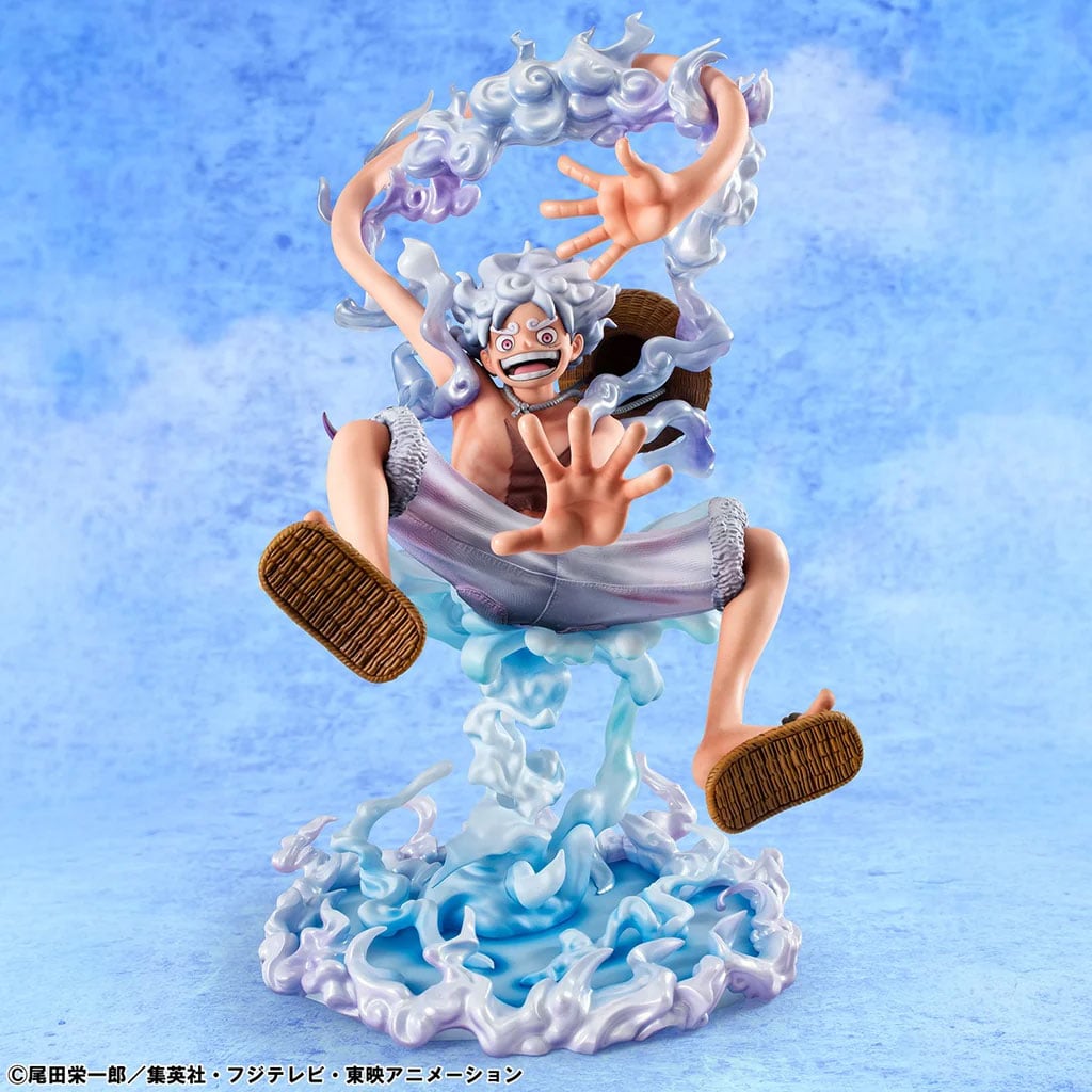 One Piece Portrait of Pirates Evolutionary History Monkey D. Luffy (Gear 5) Figure Gallery Image 3