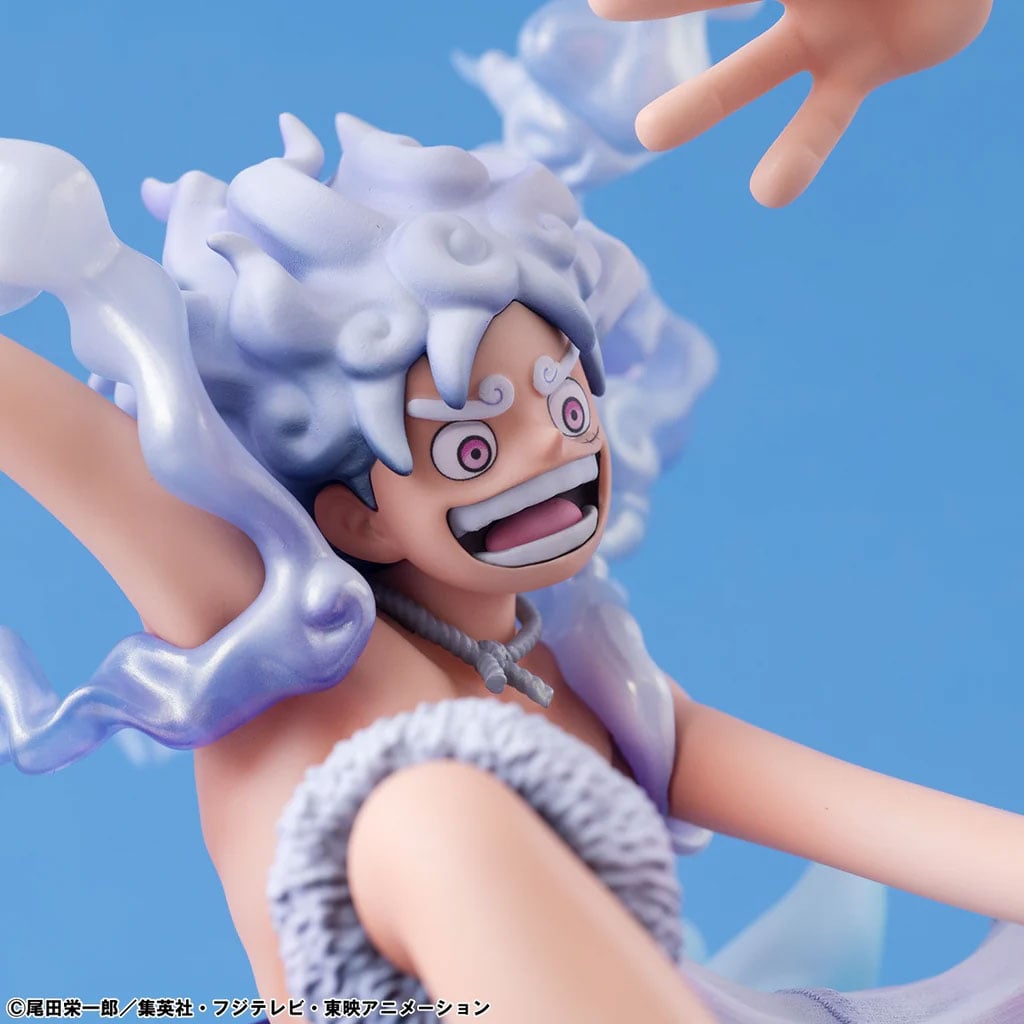 One Piece Portrait of Pirates Evolutionary History Monkey D. Luffy (Gear 5) Figure Gallery Image 20