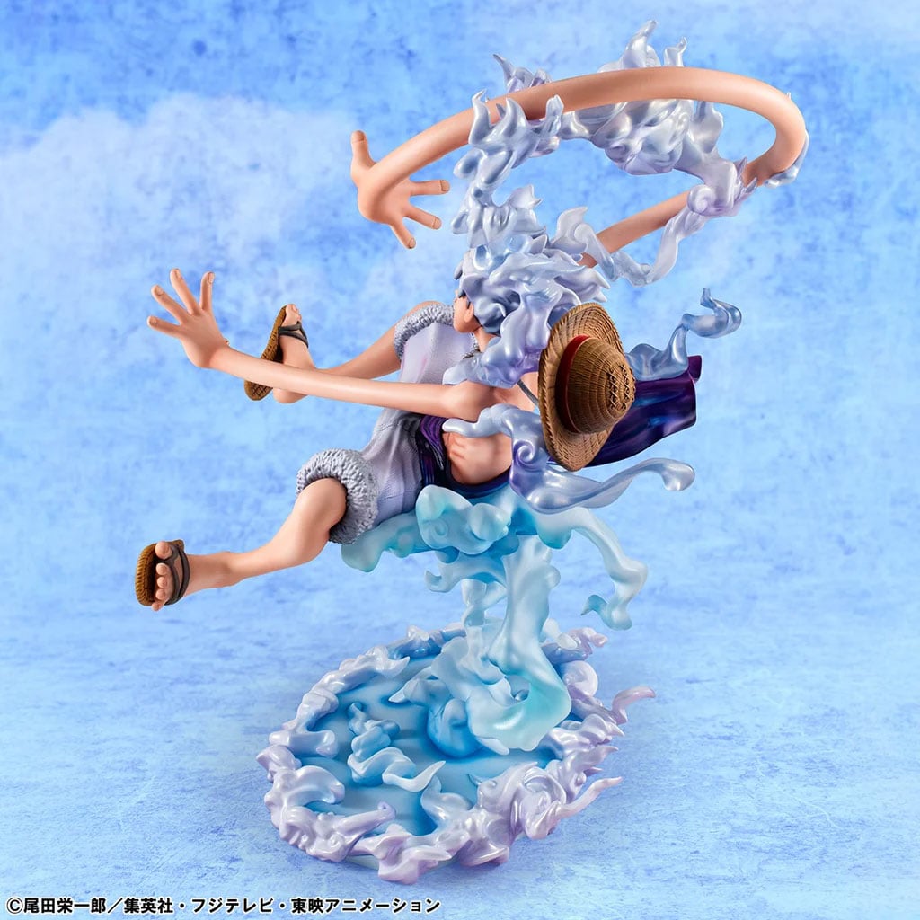 One Piece Portrait of Pirates Evolutionary History Monkey D. Luffy (Gear 5) Figure Gallery Image 8