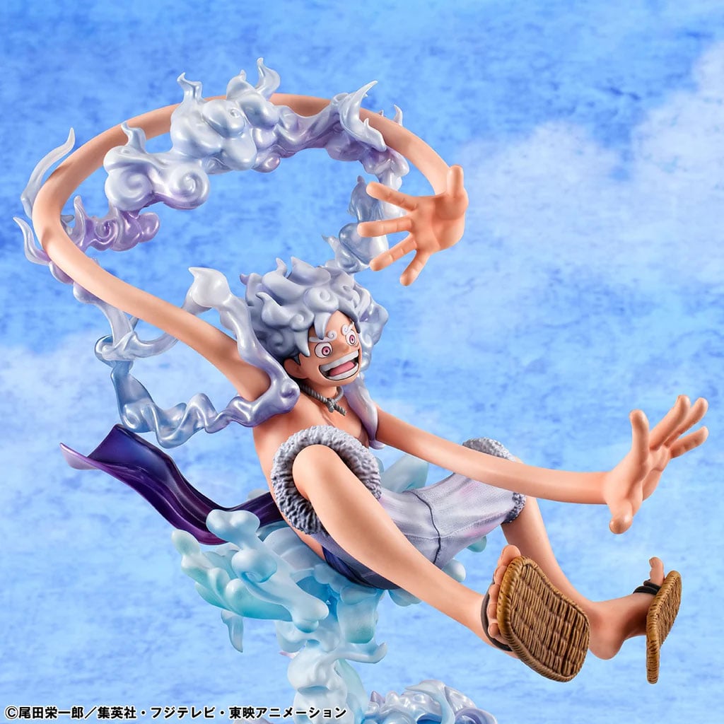 One Piece Portrait of Pirates Evolutionary History Monkey D. Luffy (Gear 5) Figure Gallery Image 11