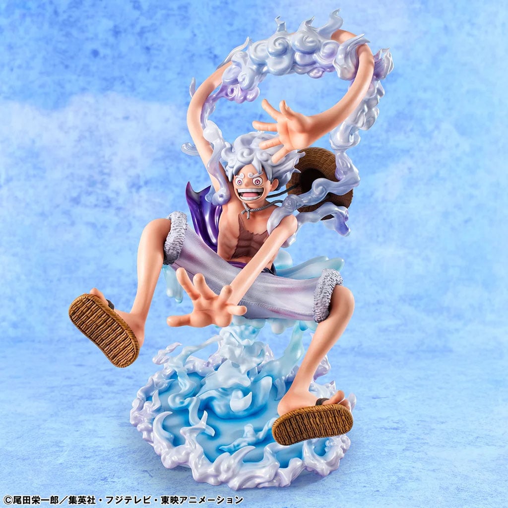 One Piece Portrait of Pirates Evolutionary History Monkey D. Luffy (Gear 5) Figure Gallery Image 9