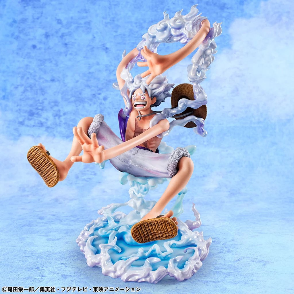 One Piece Portrait of Pirates Evolutionary History Monkey D. Luffy (Gear 5) Figure Gallery Image 10