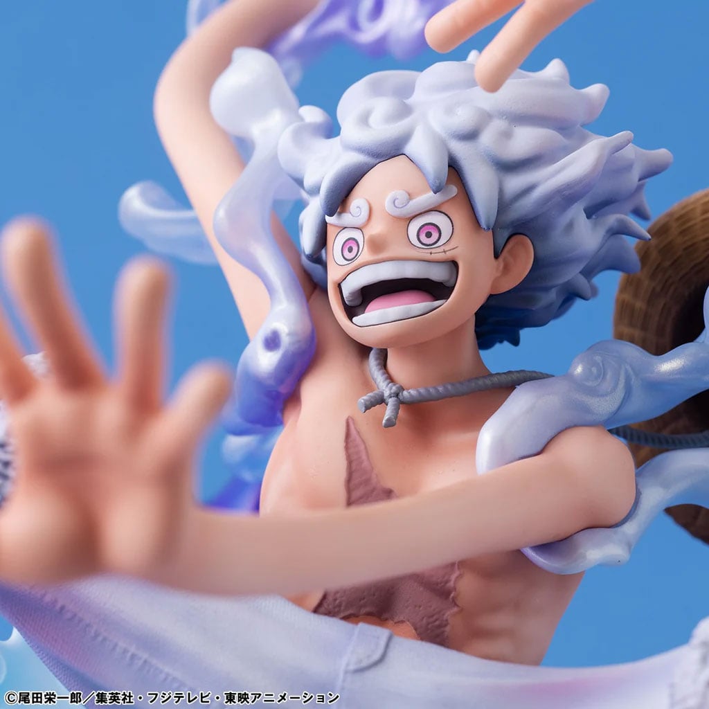 One Piece Portrait of Pirates Evolutionary History Monkey D. Luffy (Gear 5) Figure Gallery Image 17