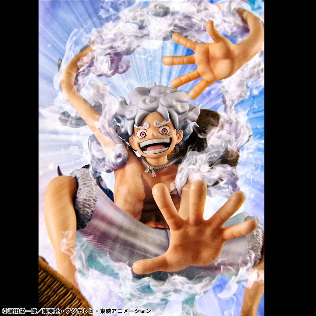 One Piece Portrait of Pirates Evolutionary History Monkey D. Luffy (Gear 5) Figure Gallery Image 22