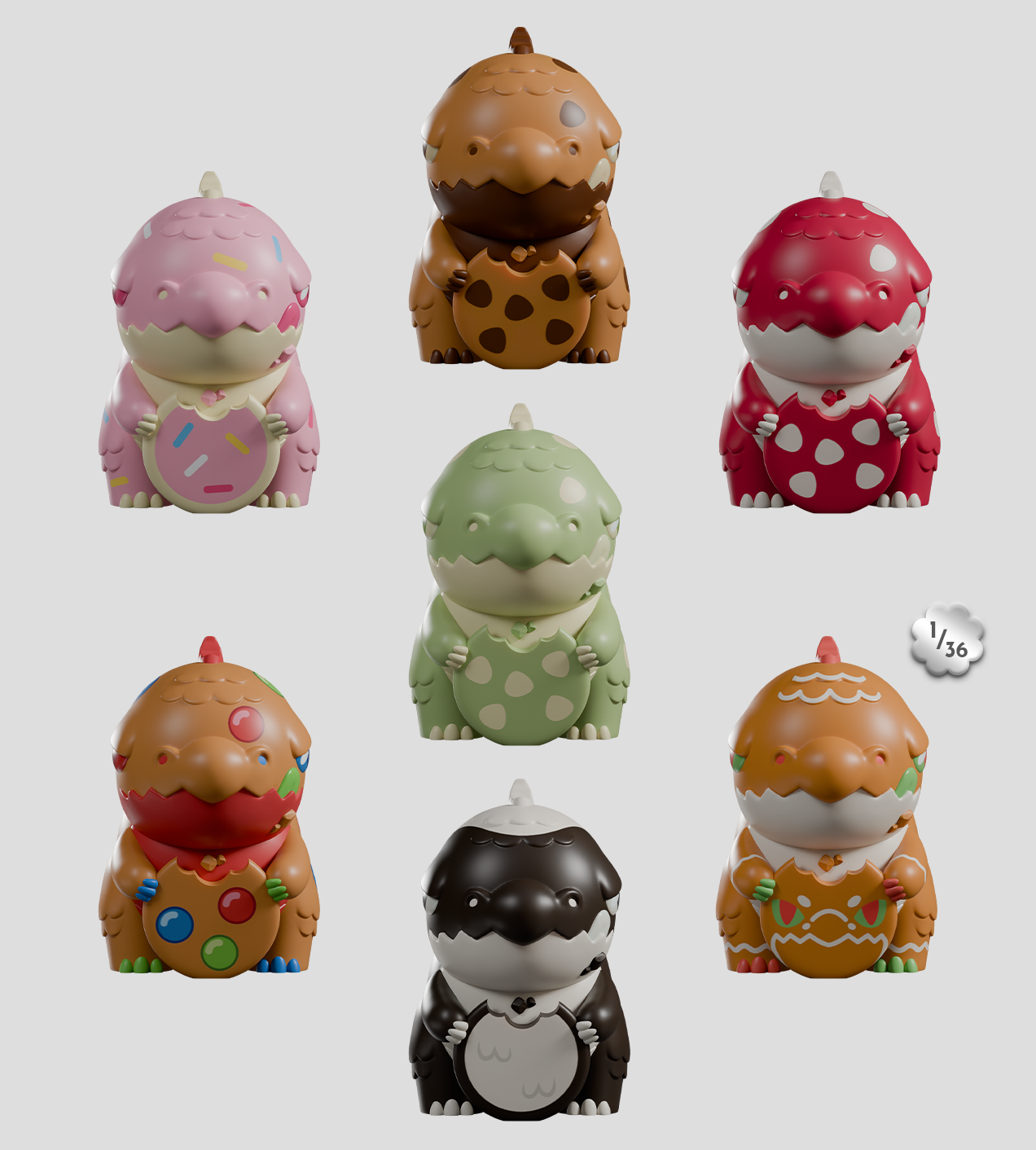 Kaiju Cookies Random Figure