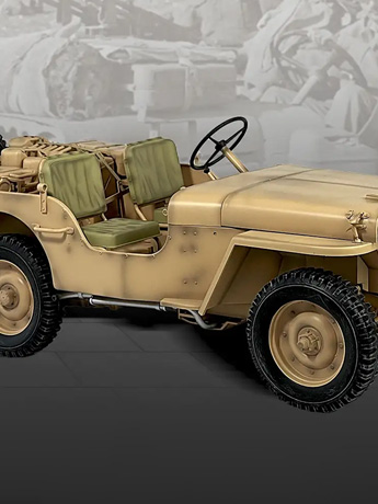 WWII British S.A.S 4x4 Desert Raider 1/6 Scale Vehicle Gallery Image 2