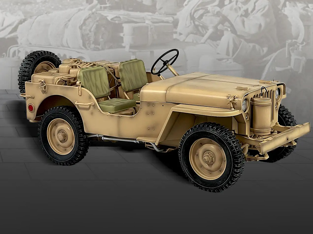 WWII British S.A.S 4x4 Desert Raider 1/6 Scale Vehicle Gallery Image 1