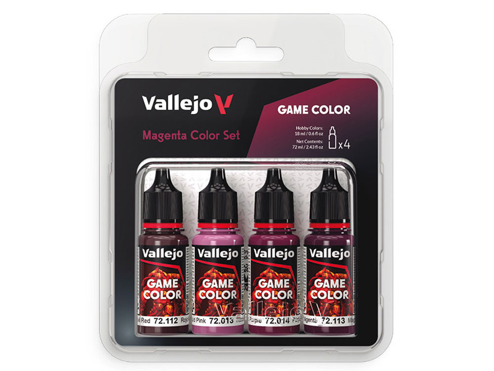 Vallejo Game Color: Magenta Color Paint Set Gallery Image 1