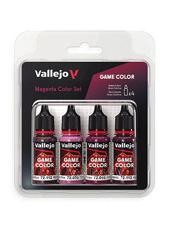 Vallejo Game Color: Magenta Color Paint Set Gallery Image 2