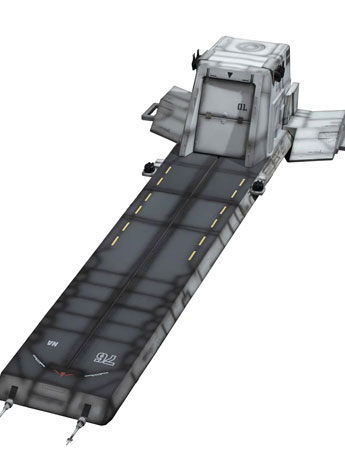 Mobile Suit Gundam Unicorn Realistic Model Series Nahel Argama Catapult Deck (UC Ver.) 1/144 Scale Structure Gallery Image 2