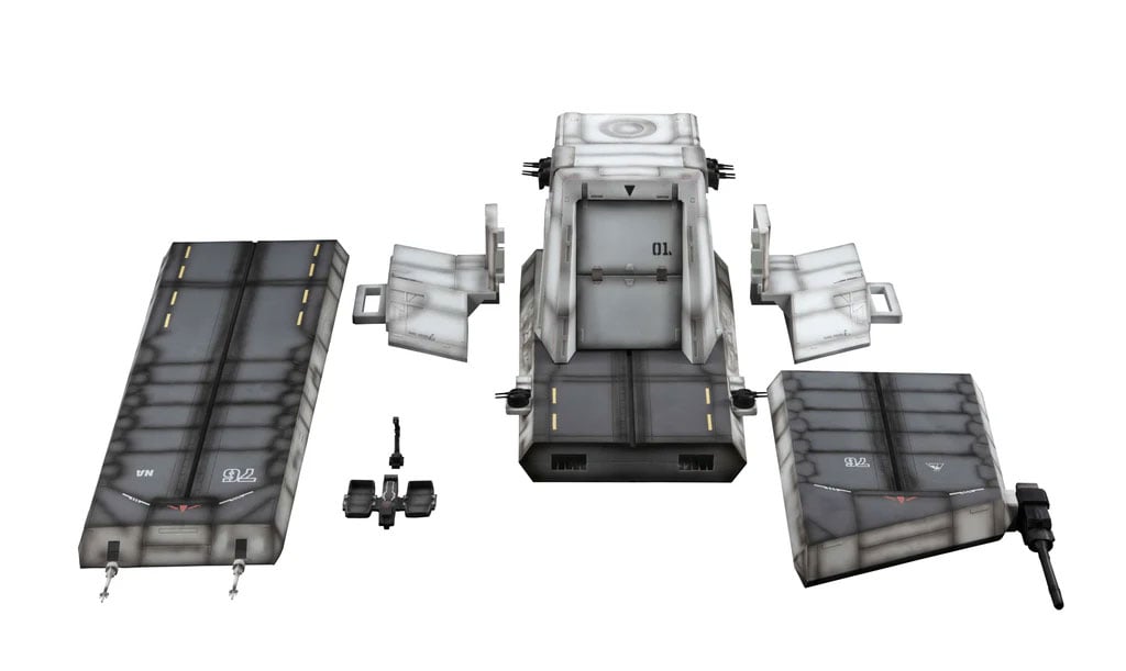 Mobile Suit Gundam Unicorn Realistic Model Series Nahel Argama Catapult Deck (UC Ver.) 1/144 Scale Structure Gallery Image 13