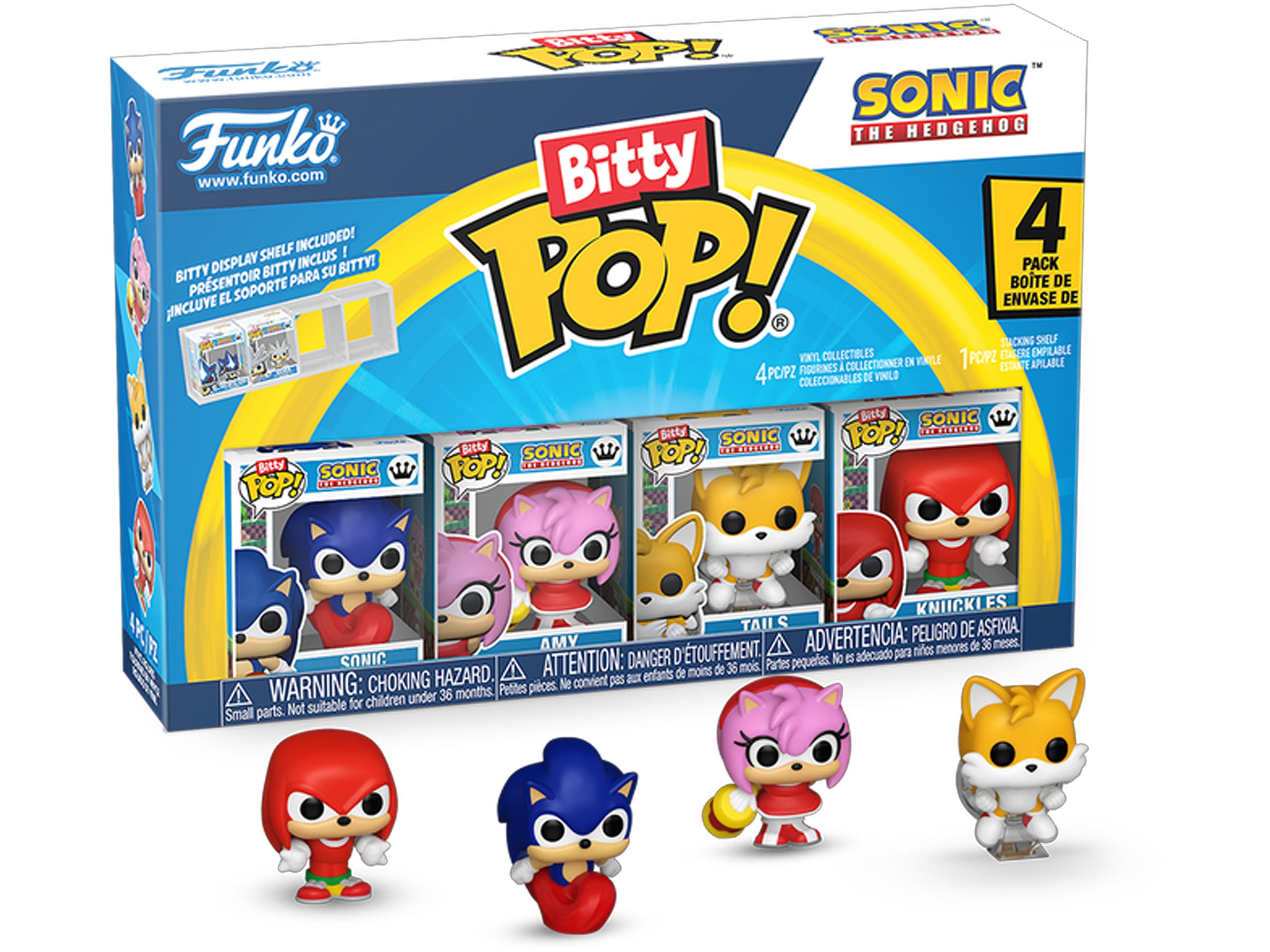Funko POP! ソニック フィギュア 4体セット　バラ売り不可　まとめ売り Sonic the Hedgehog Bitty Pop! Sonic Four-Pack