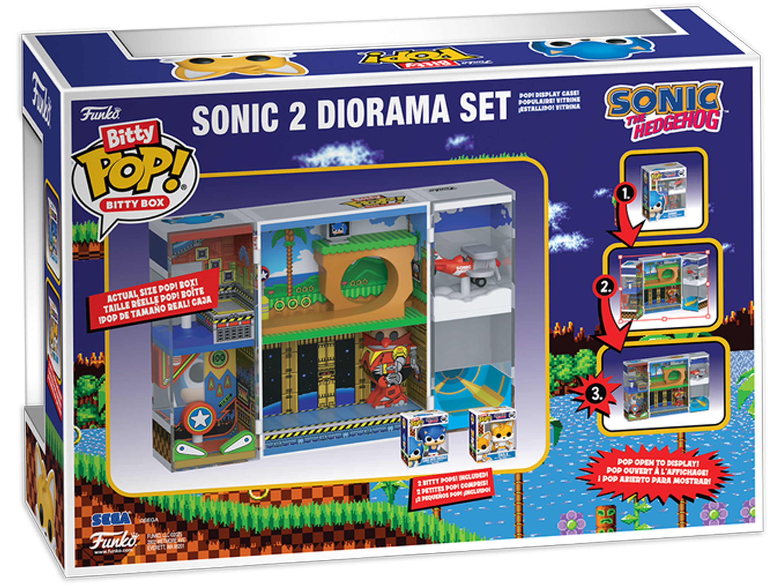 Sonic the Hedgehog Bitty Pop! Bitty Box Sonic 2 Diorama Set Gallery Image 7