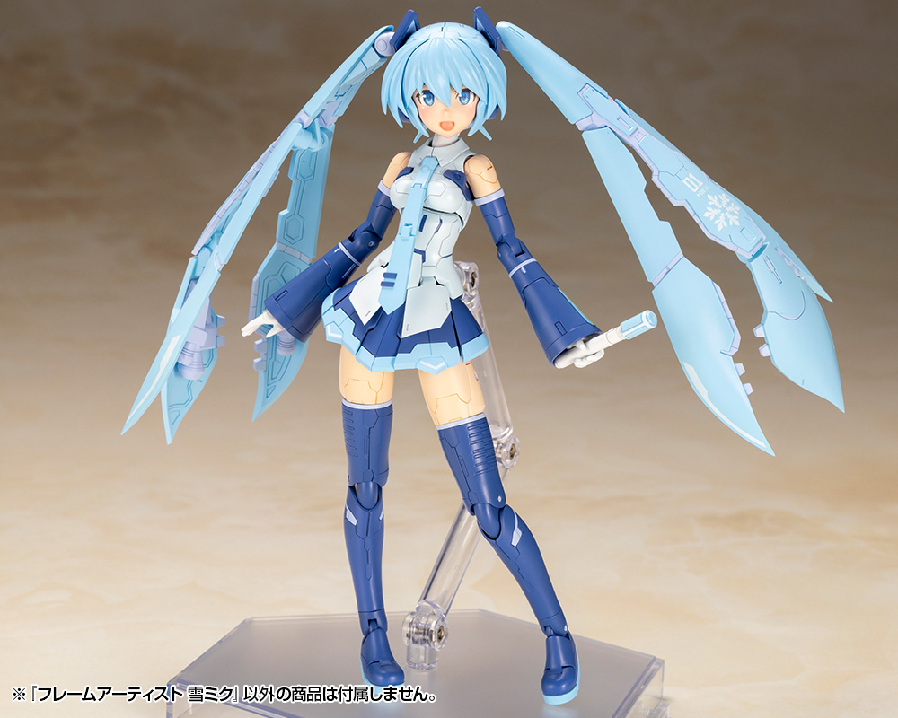 Vocaloid Frame Music Girl Frame Artist Snow Miku 1/100 Scale Model Kit Gallery Image 10