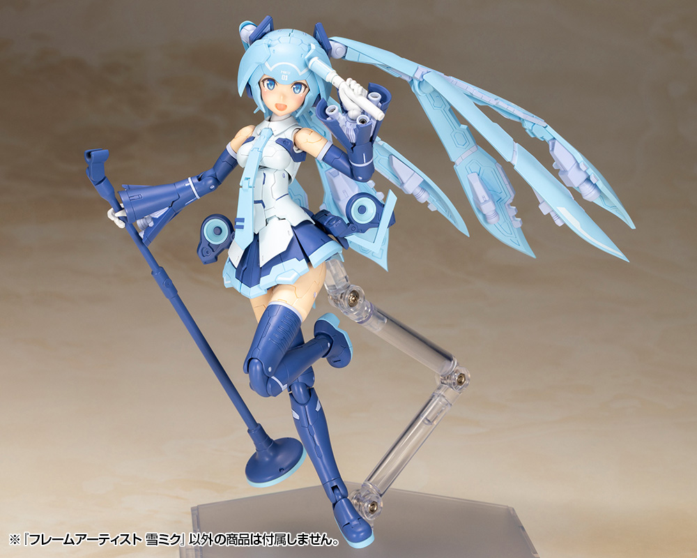 Vocaloid Frame Music Girl Frame Artist Snow Miku 1/100 Scale Model Kit Gallery Image 9