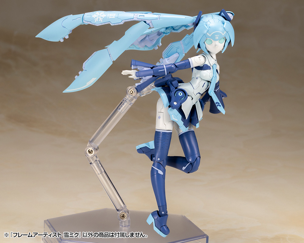 Vocaloid Frame Music Girl Frame Artist Snow Miku 1/100 Scale Model Kit Gallery Image 8