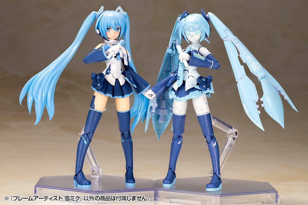 Vocaloid Frame Music Girl Frame Artist Snow Miku 1/100 Scale Model Kit Gallery Image 11