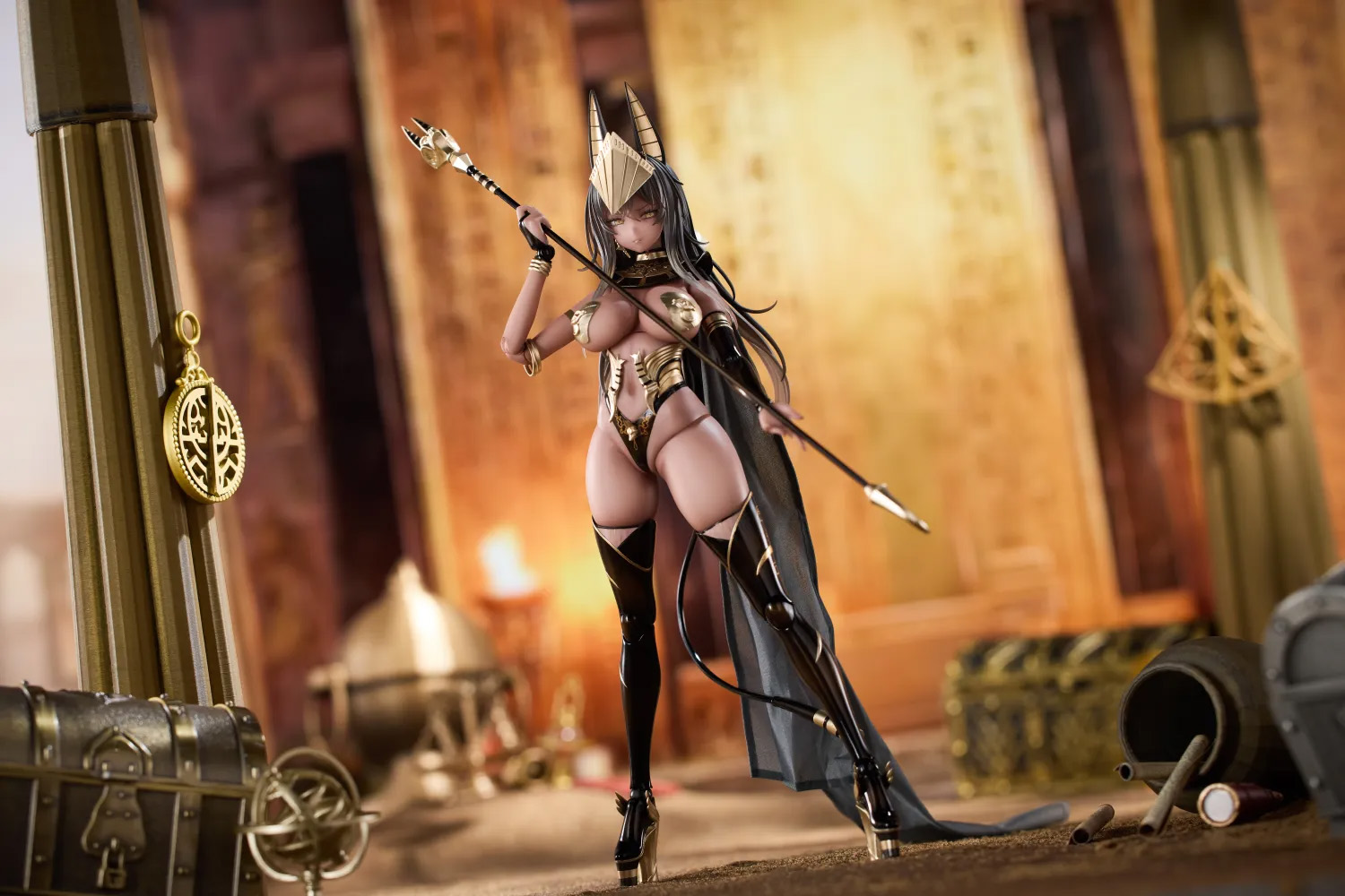 Priestess Shibuna (Deluxe Ver.) 1/12 Scale Action Figure Gallery Image 6