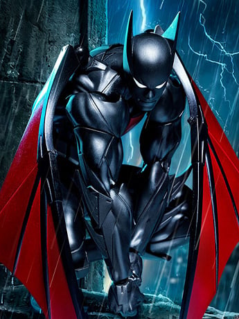 Batman Beyond Amazing Yamaguchi Revoltech NR128 Batman Action Figure Gallery Image 2