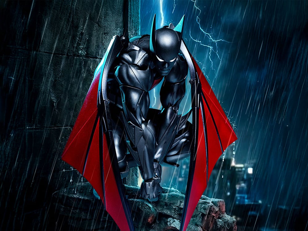 Batman Beyond Amazing Yamaguchi Revoltech NR128 Batman Action Figure Gallery Image 1