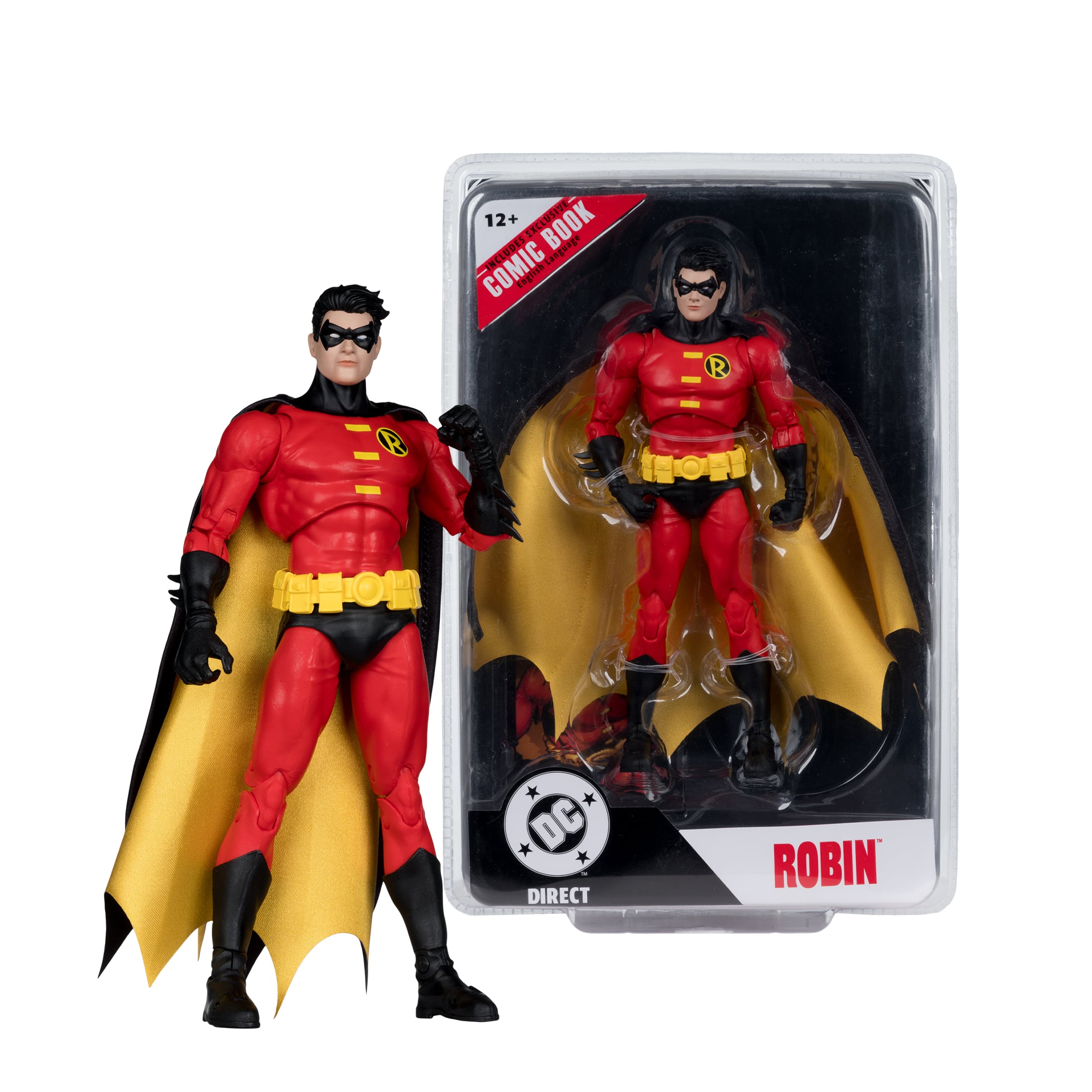Teen Titans #41 Page Punchers Robin (Tim Drake) 7" Action Figure with Comic Gallery Image 9