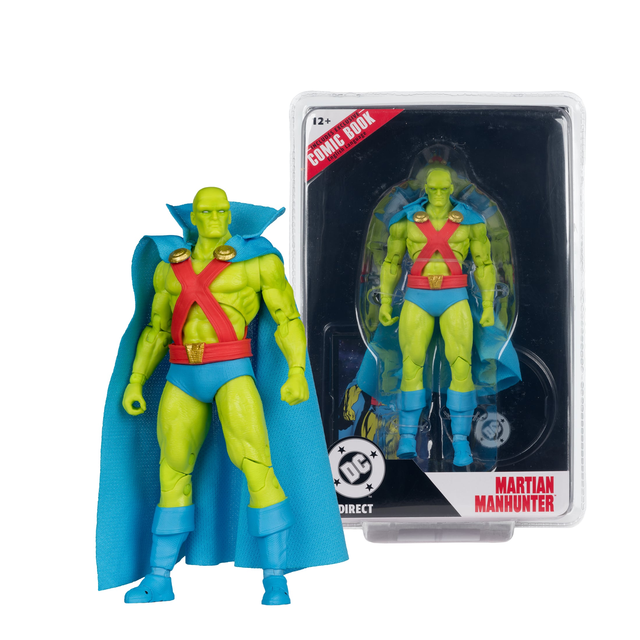 Justice League America #77 Page Punchers Martian Manhunter 7" Action Figure with Comic Gallery Image 9