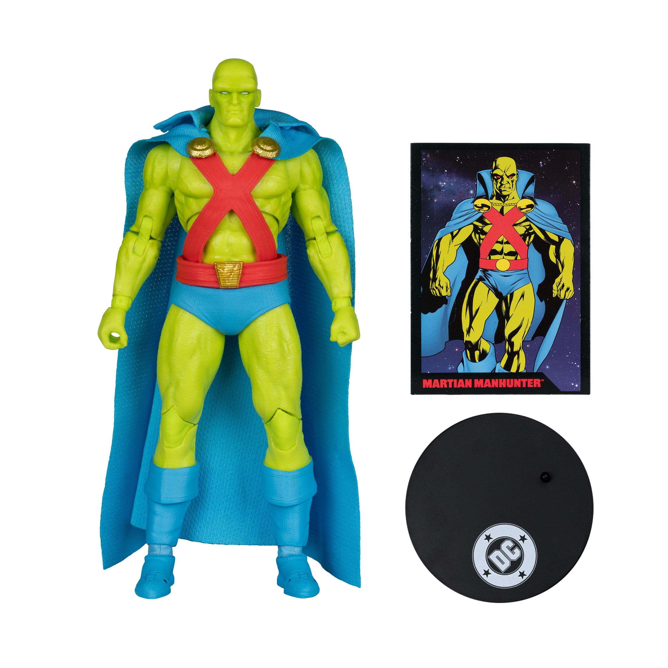 Justice League America #77 Page Punchers Martian Manhunter 7" Action Figure with Comic Gallery Image 8
