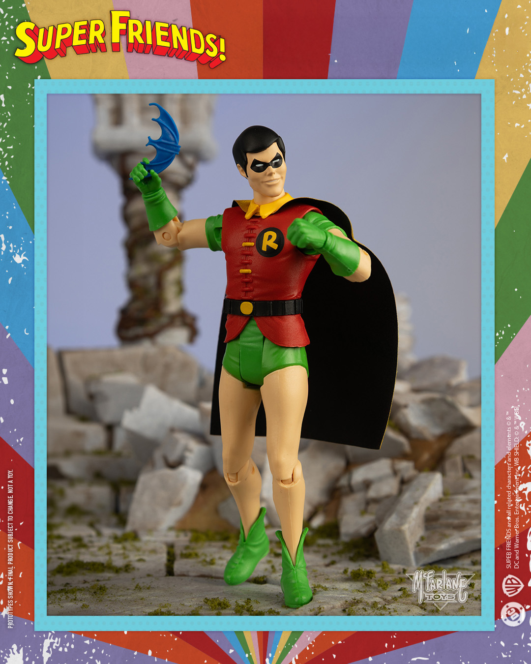 robin Batman Retro 8 Inch Action Figures Series 6: Robin - Figures Toy