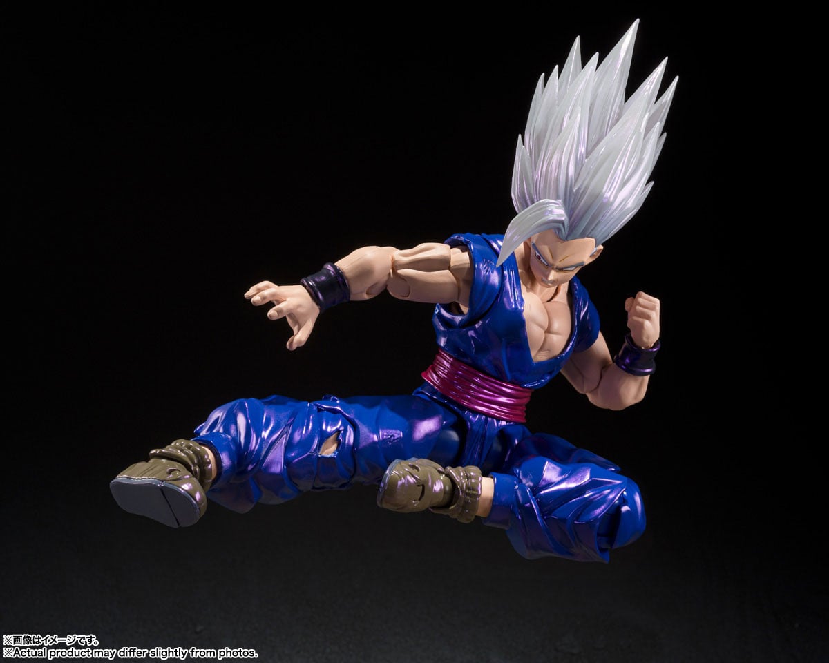 Dragon Ball Super: Super Hero S.H.Figuarts Gohan Beast (Exclusive Edition) Action Figure Gallery Image 7