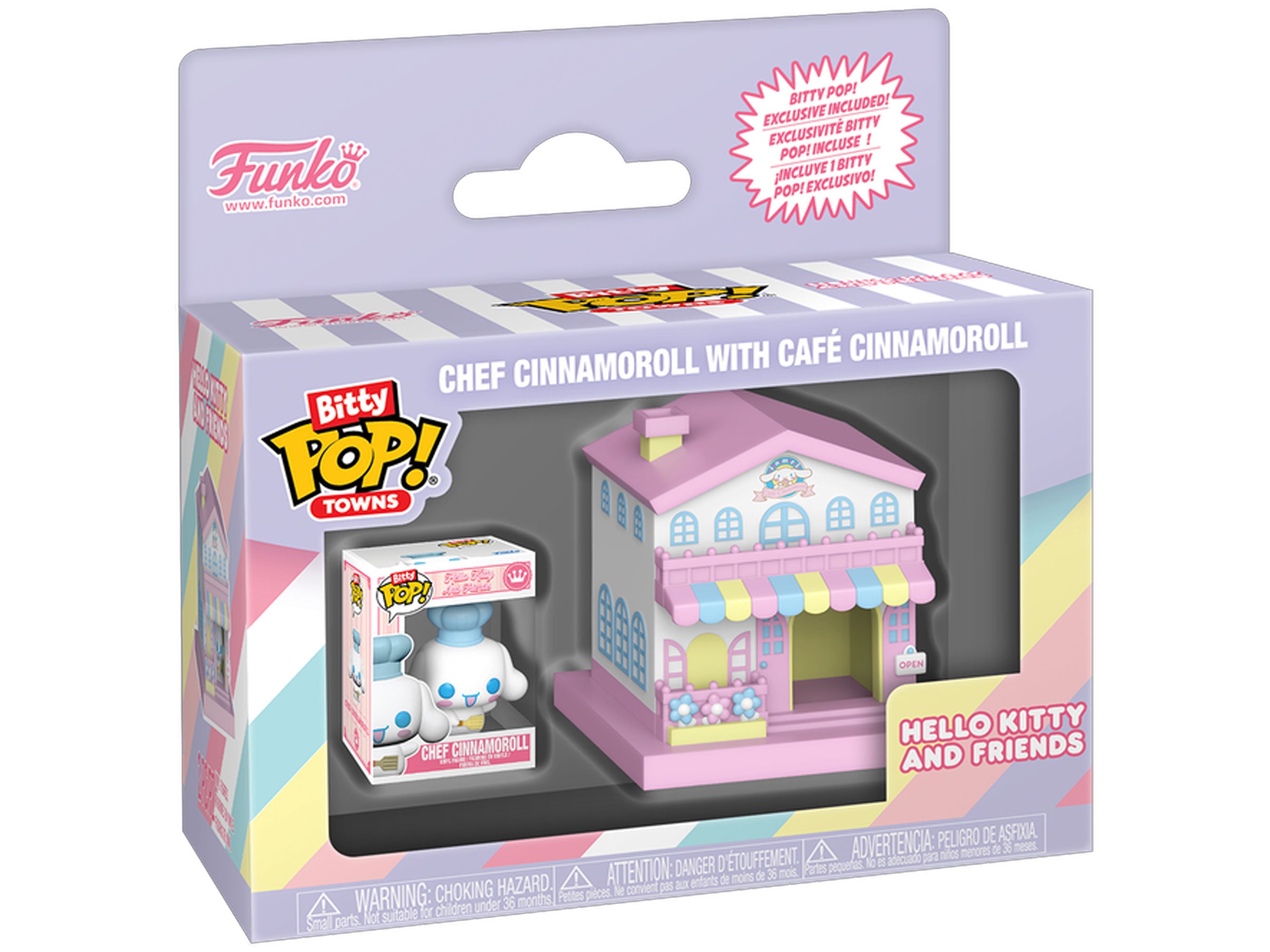 Hello Kitty and Friends Bitty Pop! Town Chef Cinnamoroll with Cafe Cinnamoroll Gallery Image 5