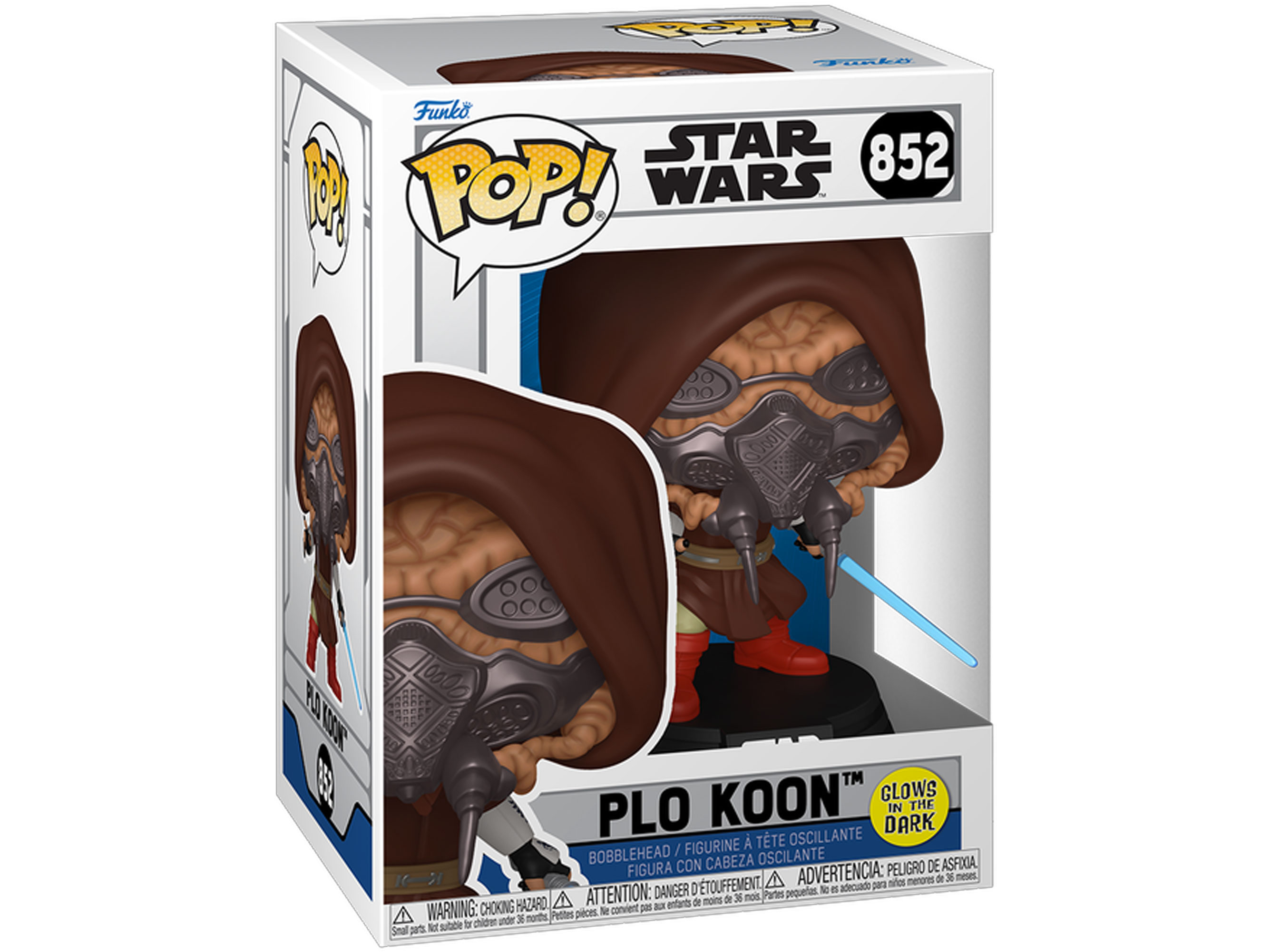 Star Wars Pop! #852 Plo Koon (Glow) Gallery Image 4