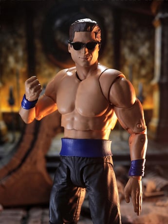 Mortal Kombat Klassic Johnny Cage 7" Action Figure Gallery Image 2