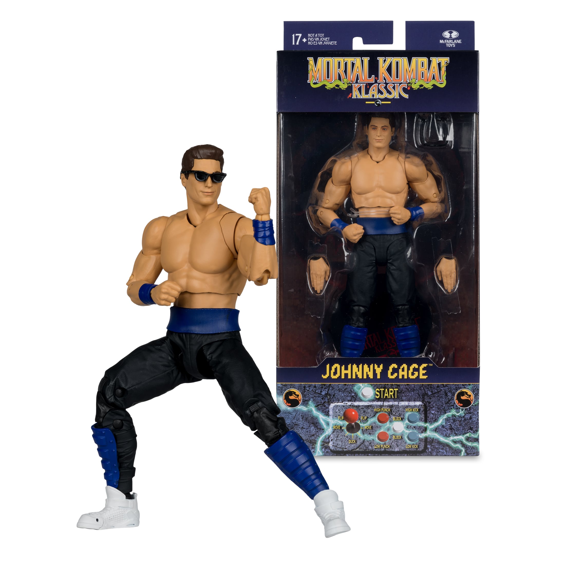 Mortal Kombat Klassic Johnny Cage 7" Action Figure Gallery Image 12