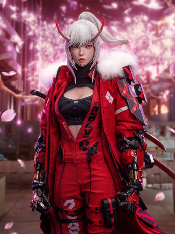 Ghost Attendant (Red Remains Ver.) 1/6 Scale Action Figure