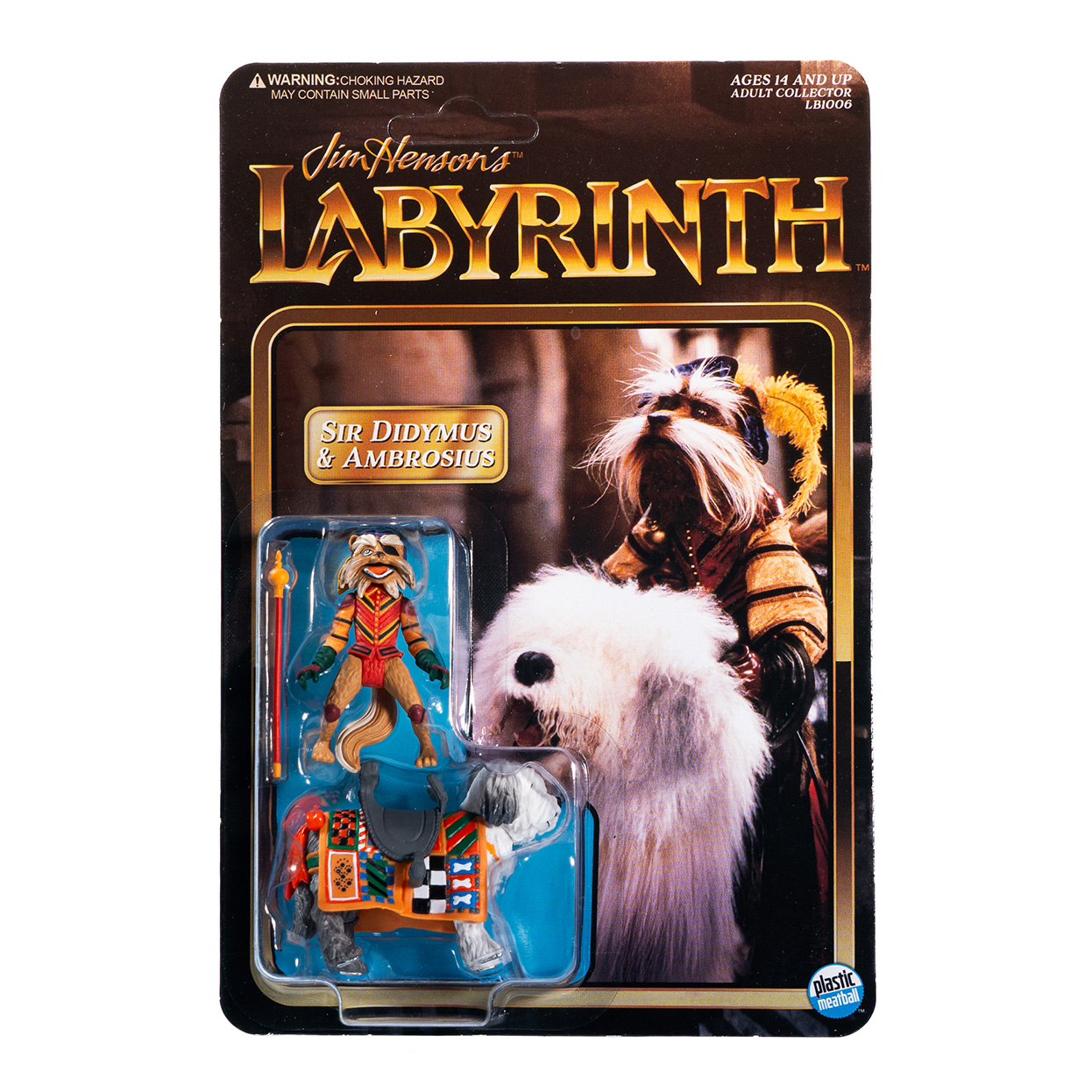 Labyrinth 40th Anniversary Sir Didymus & Ambrosious Retro Action Figure Two-Pack Gallery Image 3