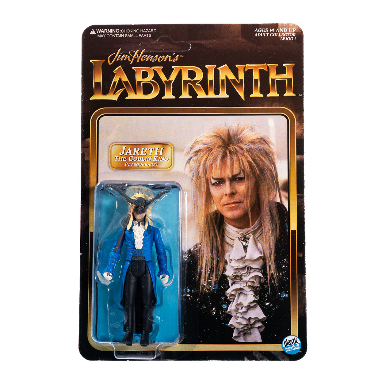 Labyrinth 40th Anniversary Jareth the Goblin King (Masquerade) Retro Action Figure Gallery Image 3