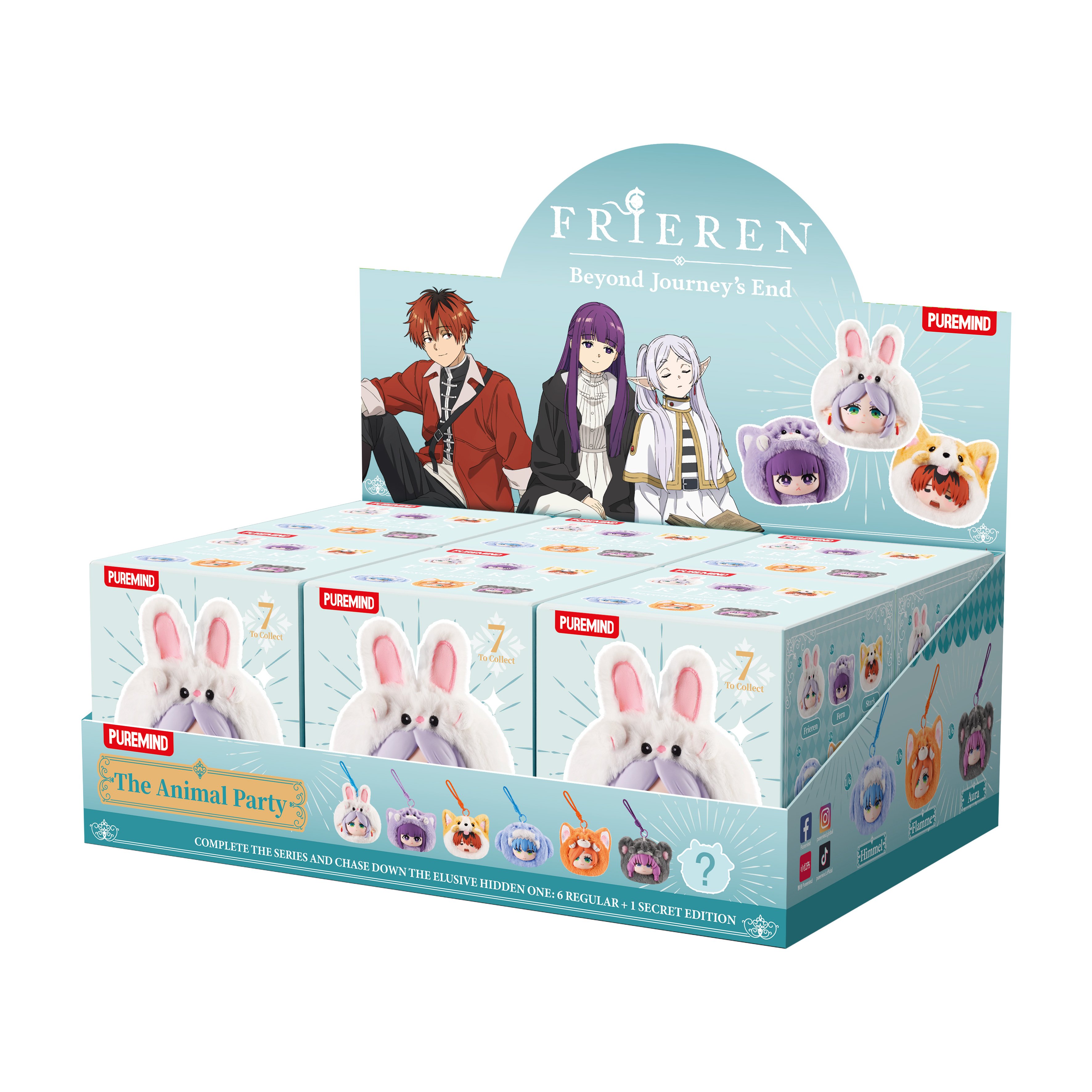 Frieren: Beyond Journey's End Frieren- The Animal Party Random Vinyl Plush Toy Gallery Image 12