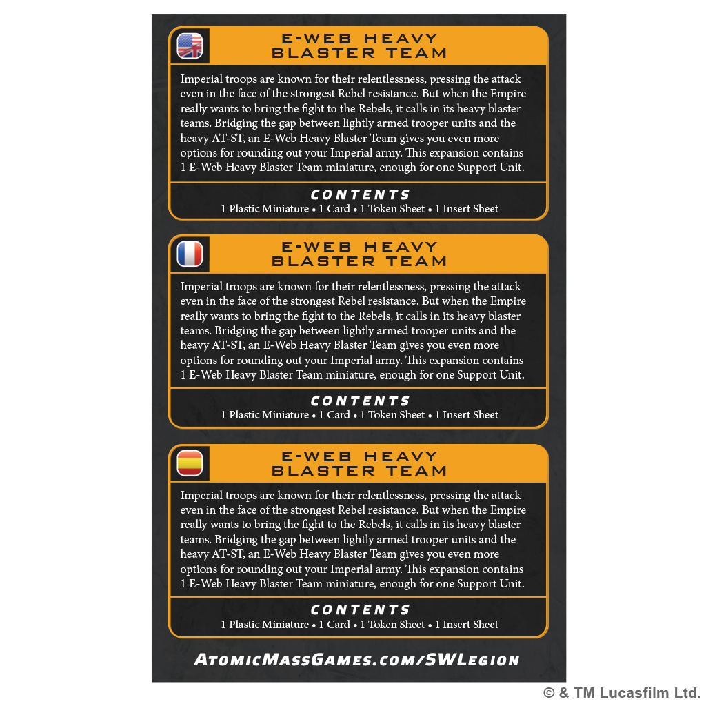 Star Wars: Legion E-Web Heavy Blaster Team Gallery Image 3